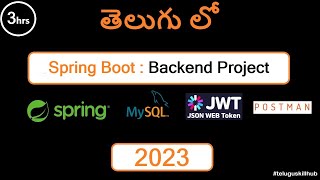 Backend Course using Spring Boot in Telugu