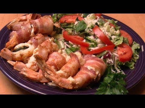 Bacon wrapped Shrimp with Michaels Home Cooking