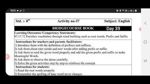 STD.8th, bridge course# day 39## English