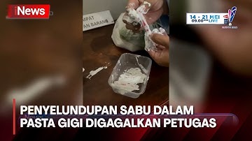 Petugas Lapas Gagalkan Penyelundupan Sabu, Narkoba Disimpan di Dalam Kemasan Pasta Gigi