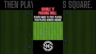 Double X Passing Drill #soccer