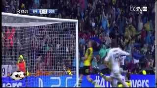 أهداف مباراة ريال مدريد 3   0 بروسيا دورتموند 2 4 2014 حفيظ دراجي HD