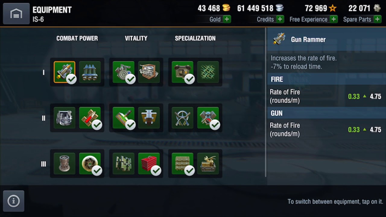 wotblitz Equipment: get it out and play with it!