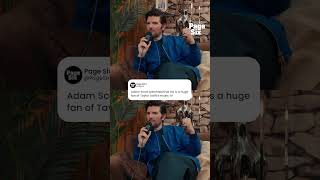Adam Scott is so not a gossiper 😂 #shorts