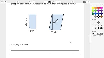 Notes 6.1.5 Base Height and Parallelograms