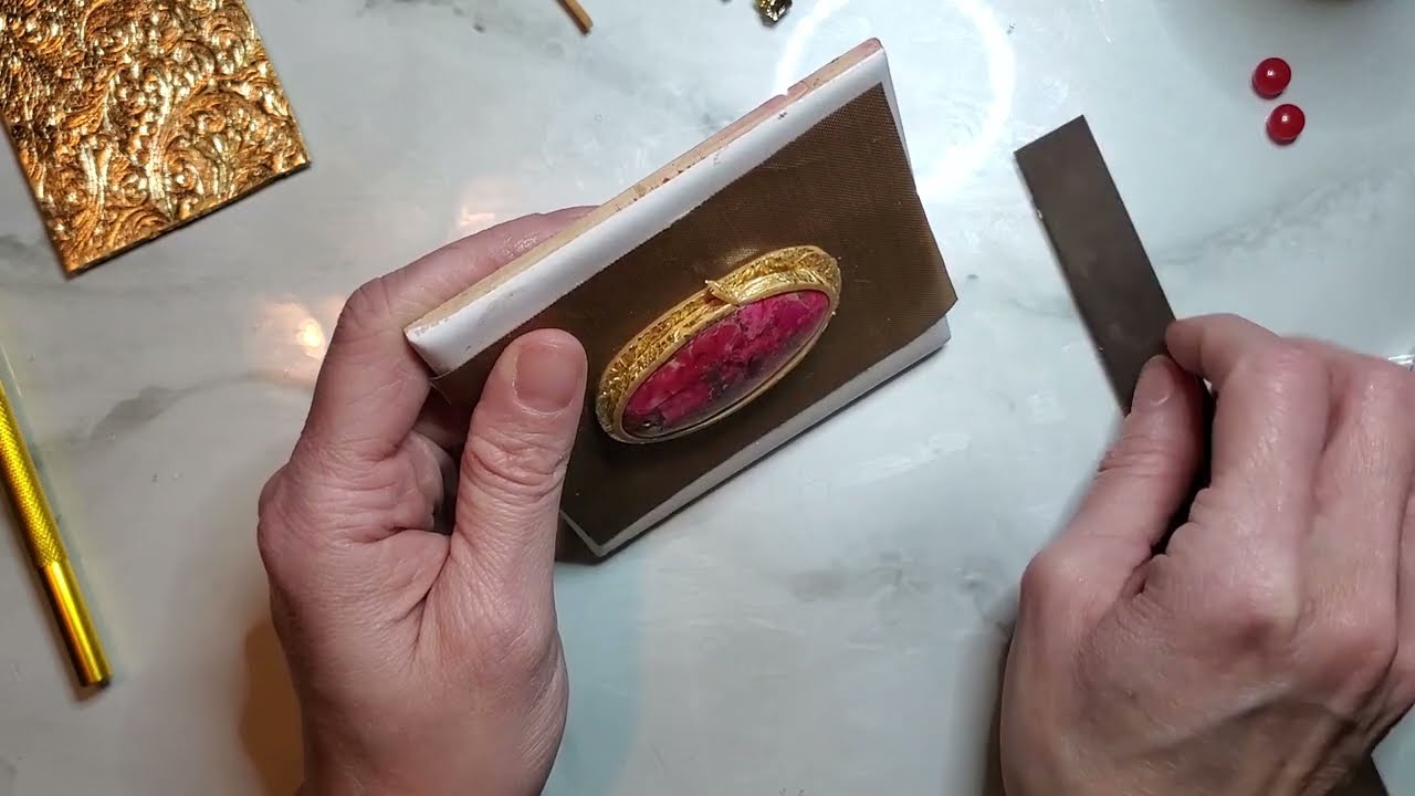 Learn to create an Antique vintage Style Jewelry set using polymer clay