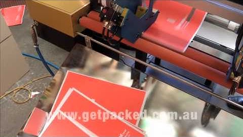 Applying Double Sided Tape at High Speed with an ATM from Get Packed Sydney Australia