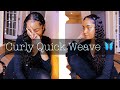 how to: CURLY QUICK WEAVE