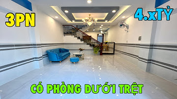 Bán nhà gò vấp đúc một lầu 3pn ngang 4.2m x 13m hẻm xe hơi tận nhà tặng nội thất quang trung p8 gv