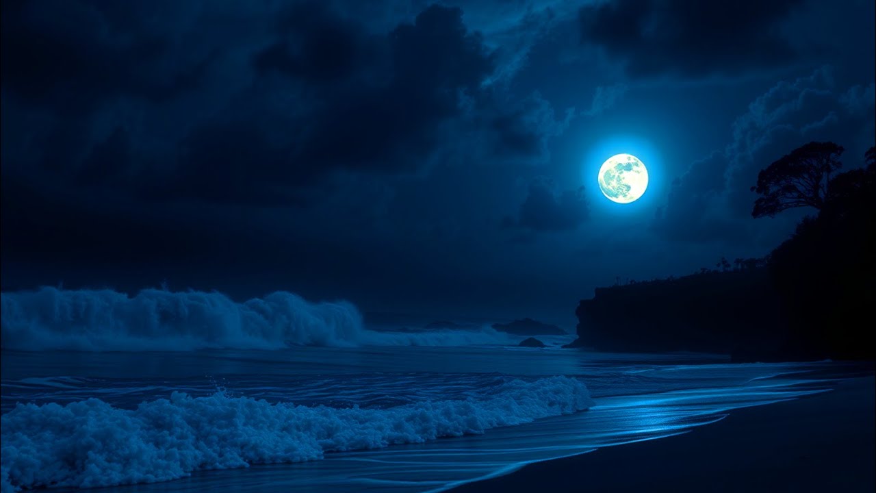Midnight Sea Waves – Relaxing Ocean Sounds for Sleeping and Quiet Night Meditation Midnight Sea Waves – Relaxing Ocean Sounds for Sleeping and Quiet Night Meditation