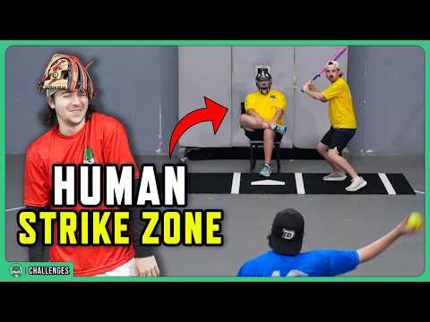 Human Strike Zone?! 1v1 Blitzball Gets Out of Control | Warehouse Challenges