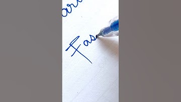 Fasia   || Comment your name..|| #viral  #cursive #cursive-handwriting #shorts
