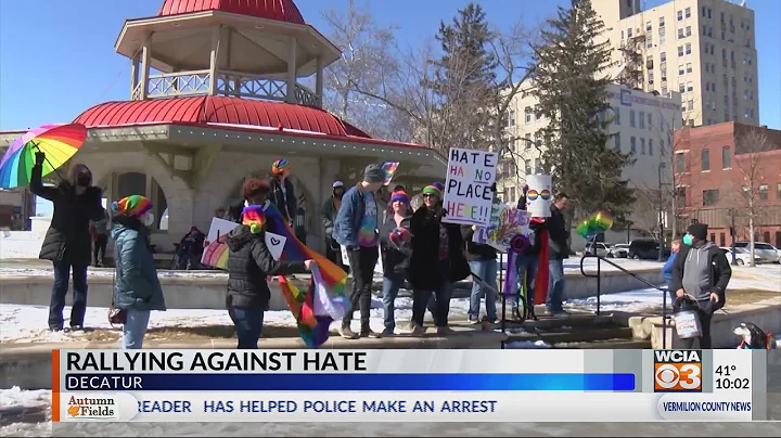 LGBT community rally's against hate crime