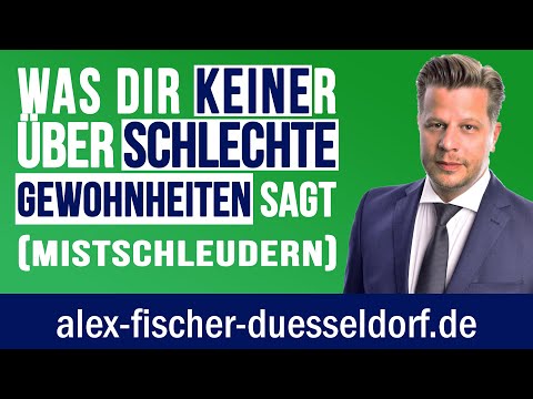 Domino-Effekt bei schlechten Gewohnheiten: Entdecke die Mistschleuder, um Dein Leben zu verbessern