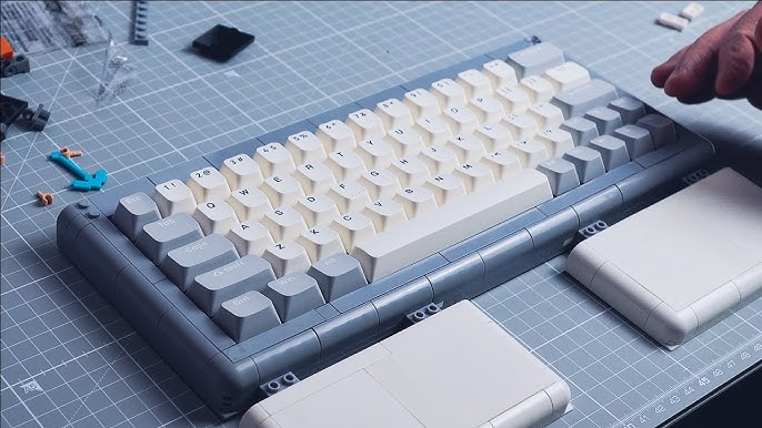 KBDCraft Adam Lego Keyboard - Stock Typing Test (no stab lube) 