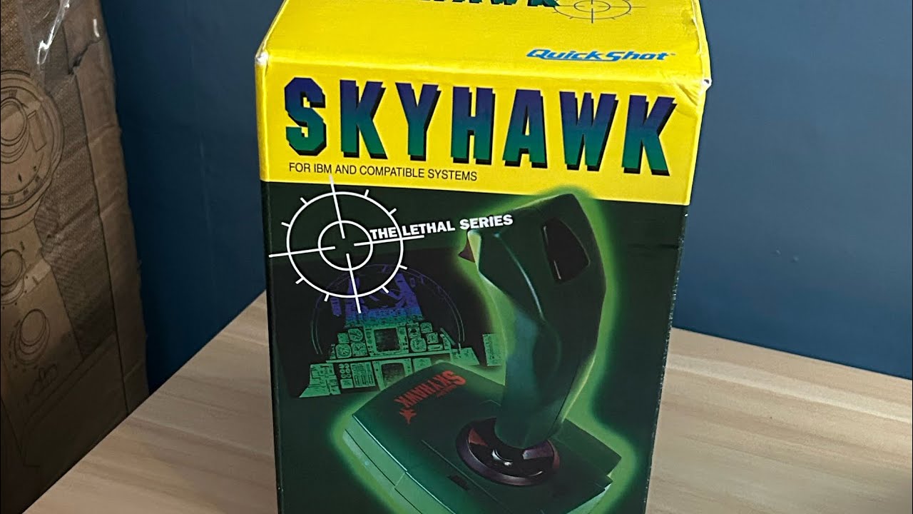 Skyhawk Quickshot Retro Computer Joystick Unboxing - YouTube