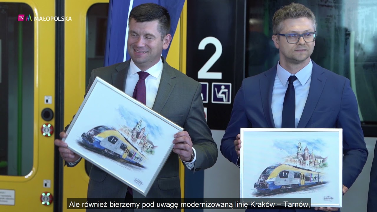 Nowy pociąg PESA ELF2 Kolei Małopolskich