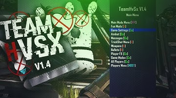 (PS3/BO2) TeamHvSx Mod Menu V1.4 GSCR