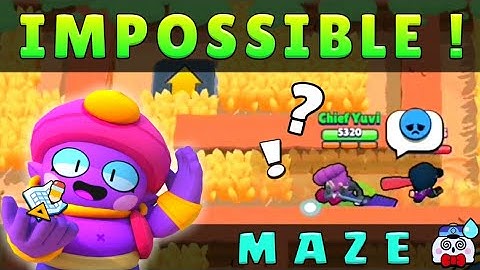 Most IMPOSSIBLE Maze To Complete In Brawl Stars | Brawl Stars Map Maker