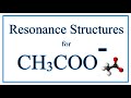 Understanding Acetate Ion Resonance Structures