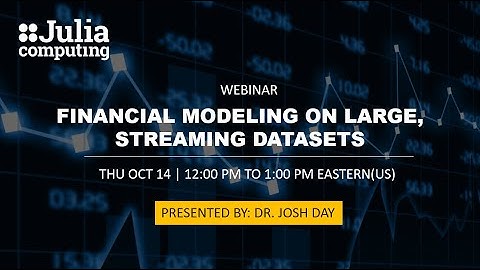 Financial Modeling on Large, Streaming Datasets