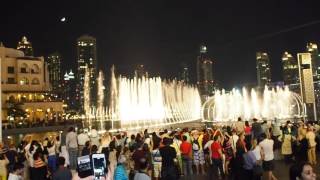 Burj Dubai's Musical Fountain at Dubai Mall