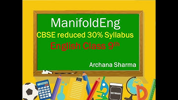 Class 9th|| English Deleted syllabus||( 30%syllabus reduced of 9th students for 2020-21 by CBSE)