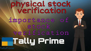 physical stock verification in Tally Prime /@FinancialAccounting