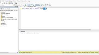 SQL Server | Membuat Database dan Tabel Sederhana