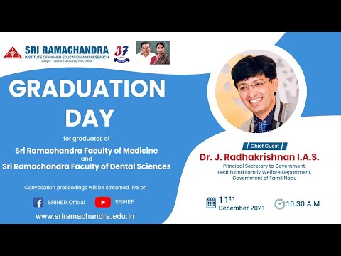 SRIHER GRADUATION DAY | Faculty of Medicine | Faculty of Dental Sciences