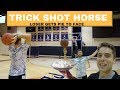 Trick Shot HORSE! Loser gets PIE TO FACE!