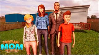 Real Virtual Mom Happy Family Game Mother Sim 2020 Android Gameplay Walkthrough screenshot 1