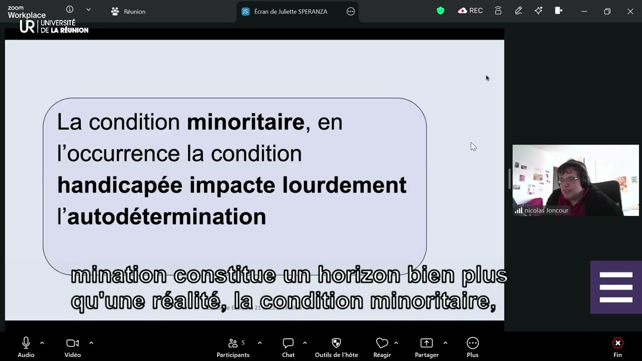 Colloque Et SI : intervention de Nicolas Joncour et Juliette Speranza