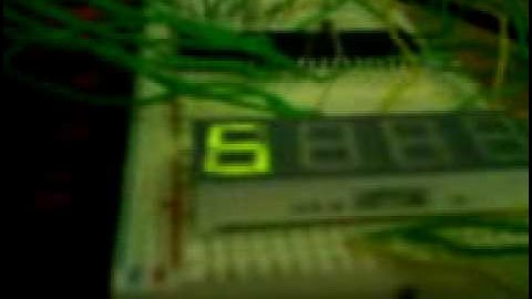 atmega16 and 4 digit multiplexed 7 segment display