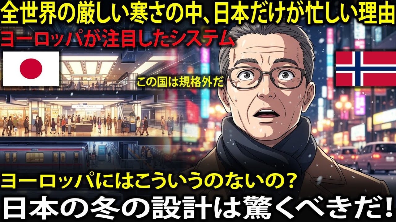 [海外の感動実話]ヨーロッパの建築家が衝撃を受けた日本の冬の秘密 (全世界にはなく日本にしかないこれ)