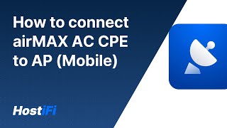 UISP - How to connect an airMAX AC CPE to an AP (Mobile) screenshot 5
