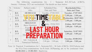 vtu timetable & 2 DAYS FAST PREPARATION GUIDELINES BE/BTECH/MBA/MCA (Theory & Practical) screenshot 4