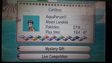 deleting a pokemon sun save file - the death of "aquaperson!!"