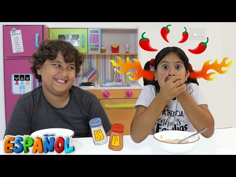 Maria Clara y JP hacen travesuras de niños.