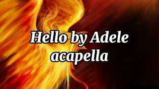 Hello By Adele acapella