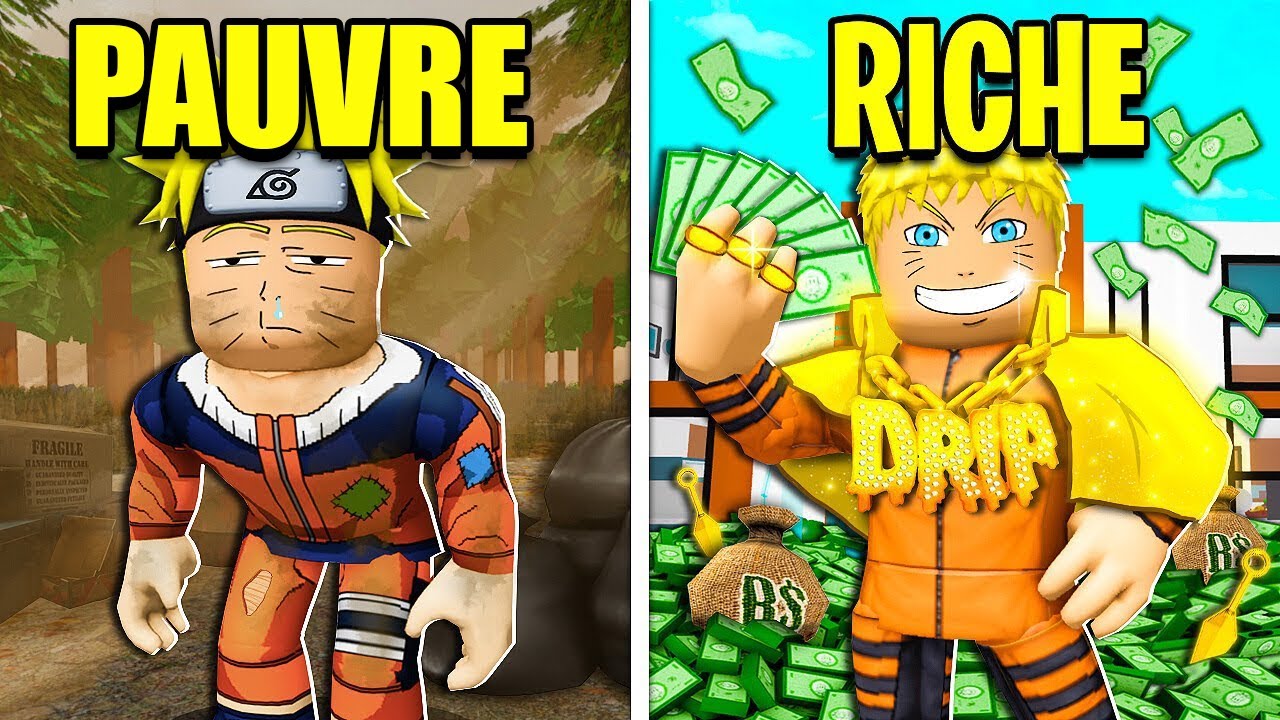 De PAUVRE NARUTO à RICHE NARUTO sur Brookhaven !