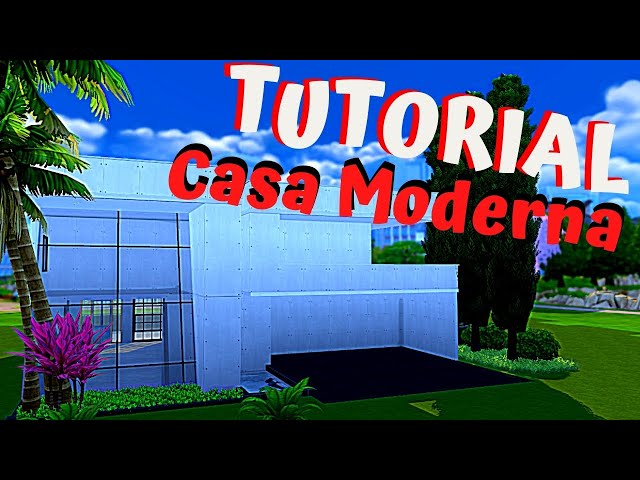 COMO EU CONSTRUO UMA CASA MODERNA?│The Sims 4 (Tutorial) 