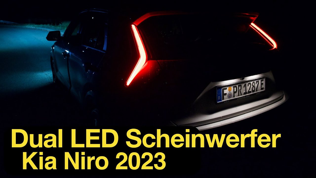 2023 Kia Niro: Dual-LED-Scheinwerfer Test [4K] - Autophorie Extra 