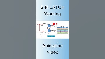 NOR based S-R Latch, Animation Video, #electronicslab