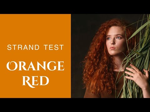 Orange Red Henna Hair Color | How to Mix Red Henna to Get Different Shades | Strand Test Results