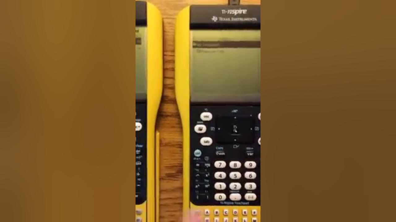 Taking the TI NSpire out of Press to Test Mode YouTube