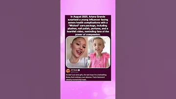 In August 2025 Ariana Grande Surprised A Young Influencer Facing Severe Health Complications 