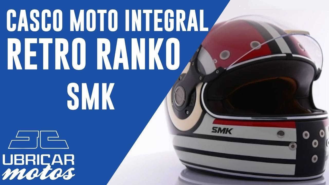 Casco moto Retro Ranko, Integral