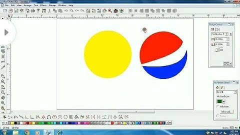 how to make Pepsi logo in computer