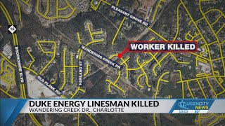 Duke Energy lineworker dies in northwest Charlotte neighborhood